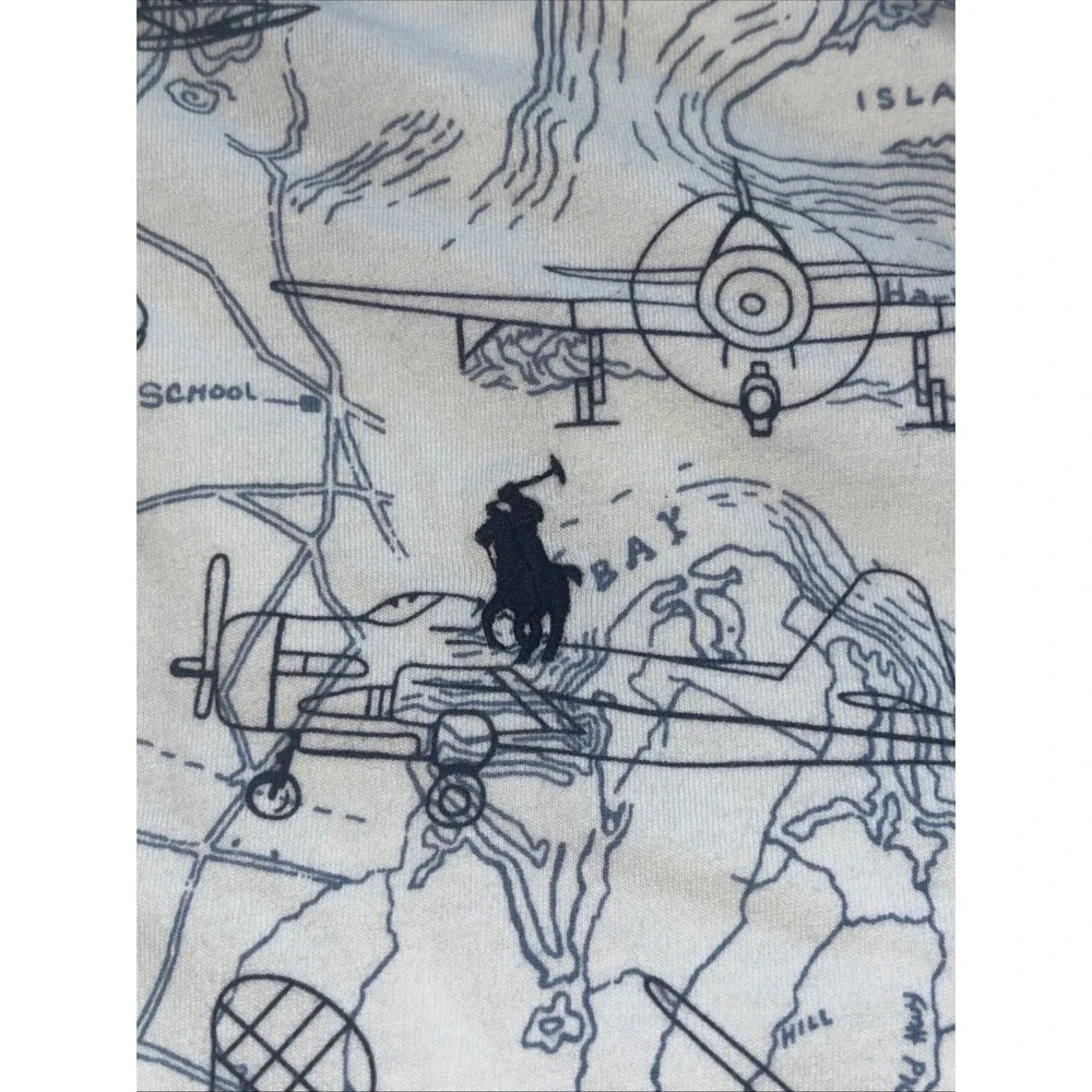 Polo Ralph Lauren Big and Tall Aviation-Print Jersey Hooded T-Shirt